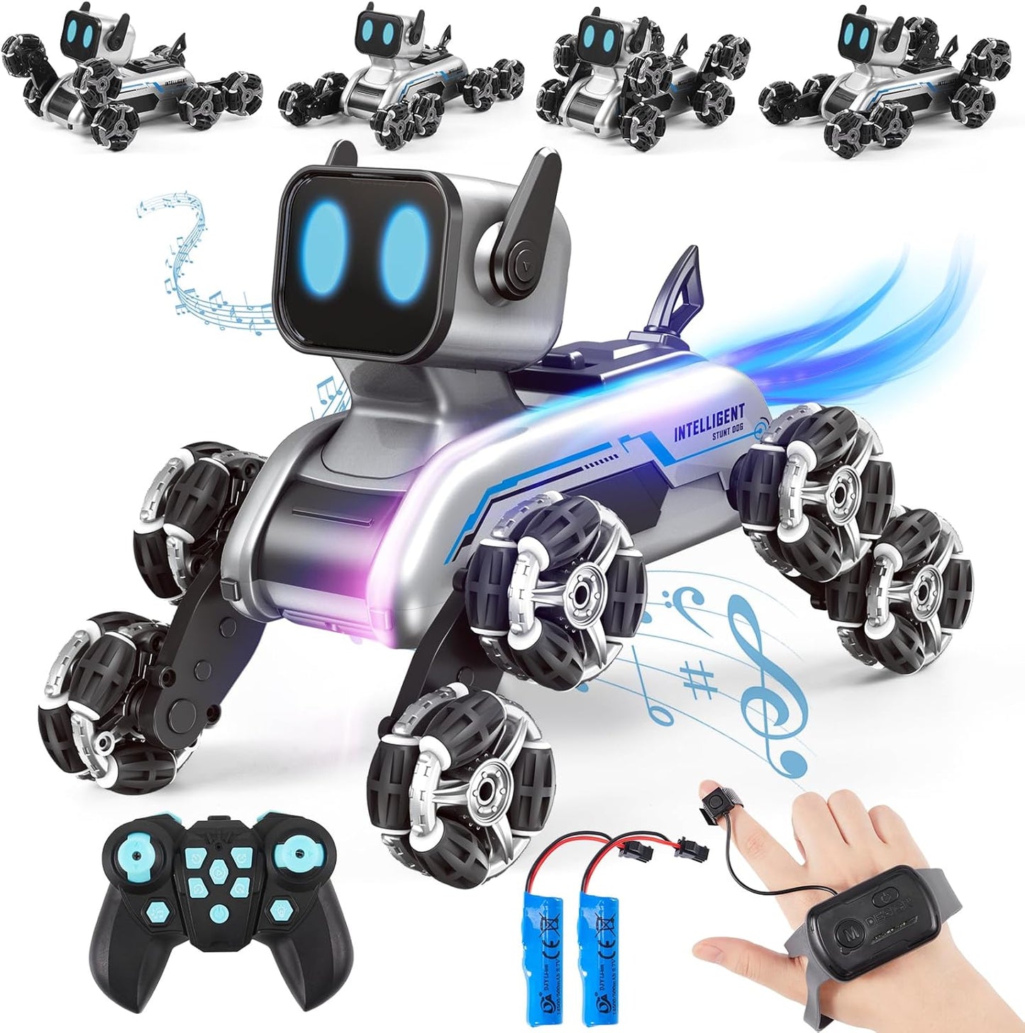 Perro Robot inteligente con Control remoto